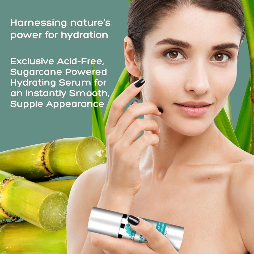Give Your Skin an Amazing Boost with This Optimized Acid-Free, Sweet Sugarcane Powered, Multi-Weight Pure Hyaluronic Acid Serum for Face - Instantly decrease the appearance of fine lines and wrinkles - WattsBeautyUSA.com