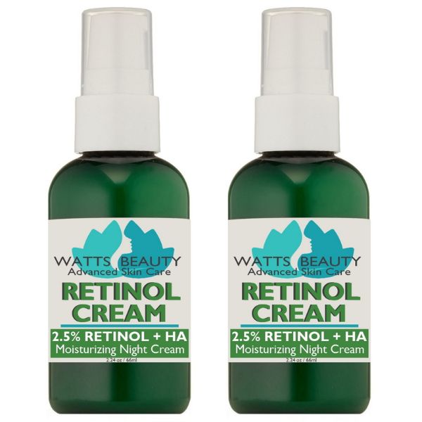 Best Retinol Cream for Face, Wrinkles, Fine Lines, Mature Skin, Dull Skin and More - Smooth Your Complexion with Hyaluronic Infused Retinol Cream. Created by Cosmetic Dermatologists & Blended with Hyaluronic Acid, Watts Beauty 2.5% Retinol Cream & Serum Formulas Offer Maximum, Lasting Results. What is RETINOL? Retinol helps control oil while improving the appearance of wrinkles and complexion problems.