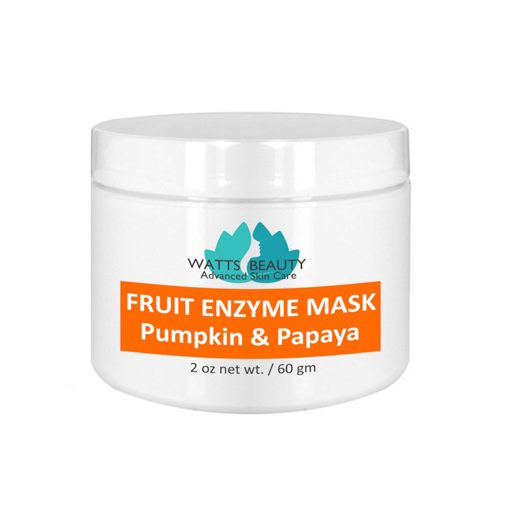 Watts Beauty Pumpkin and Papaya Fruit Enzyme Mask - 2 oz- up to 4 months supply
