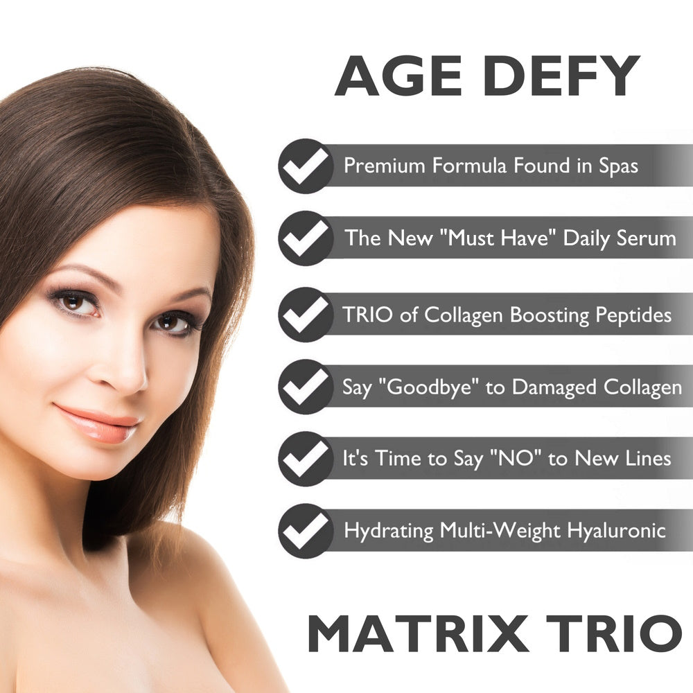 Watts Beauty Age Defy Face Serum with Matrix Trio of Peptides and Copper for Lasting Results - WattsBeautyUSA.com - 2 Pack