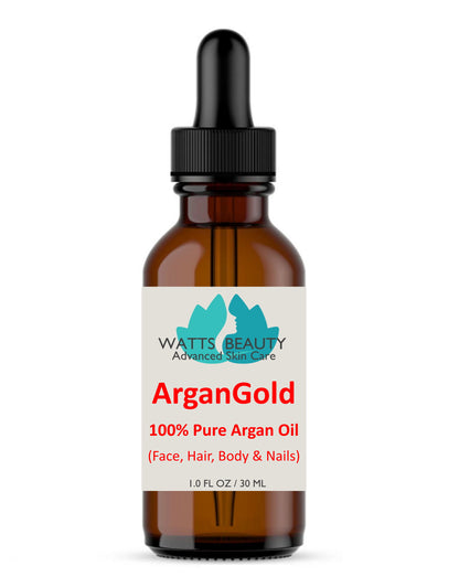 Ultra ArganGold 100% Pure Argan Oil for Face, Hair & Body - Super Concentrated Triple Refined 100% Pure Argan Oil - WattsBeautyUSA.com